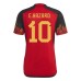 Prima Maglia Belgio Mondiali 2022 Eden Hazard 10